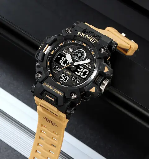 Годинник чоловічий наручний спортивний Skmei 2226 Хакі - фото 4