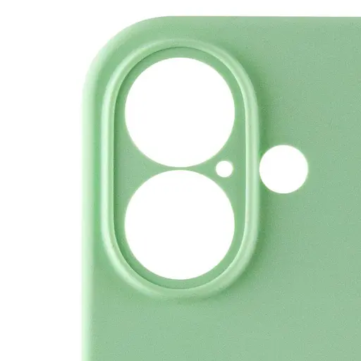 Чохол Epik Silicone Case Full Camera Protective AA для Apple iPhone 16, 6.1 Зелений/Pistachio - фото 5