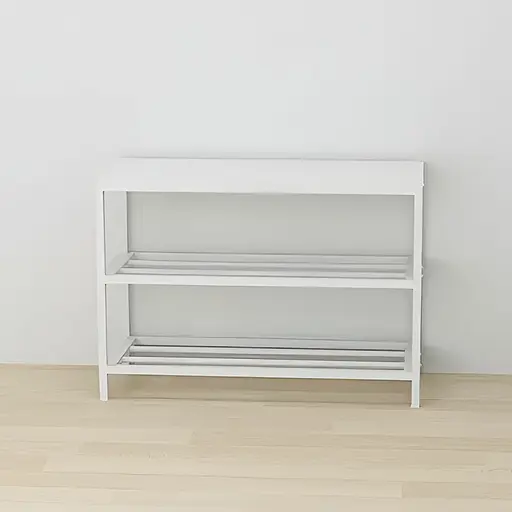 Банкетка універсальна Ferrum-decor Слайм 45x63x26 білий ДСП Білий 16мм (FRD-104075)