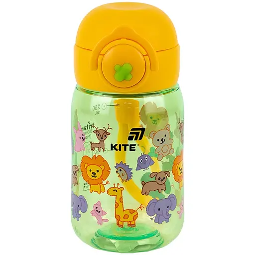 Пляшечка для води Kite Zoo зелена 360 мл (K25-1235-3)