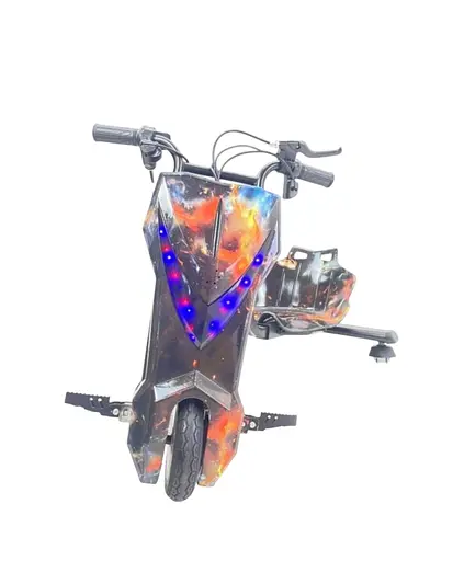 Дрифт-карт ElectrO Crazy Bug Premium 350W Вогняна Галактика