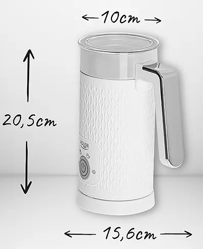 Вспениватель молока Adler AD 4494 white — вспенивание и подогрев (латте и капучино) - фото 3