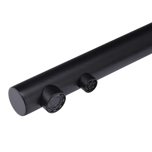 Змішувач для кухні на дві води Koer KB-72001-05 KR3392 Чорний матовий - фото 5