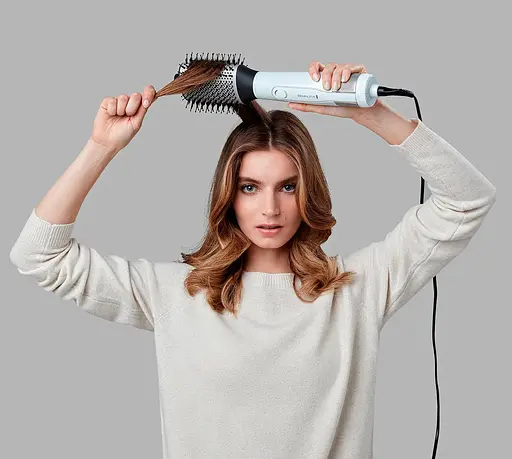 Фен-щетка для объема Remington AS8901, 1200 Вт, керамическое покрытие, ионизация, Белый/Бежевый - фото 3