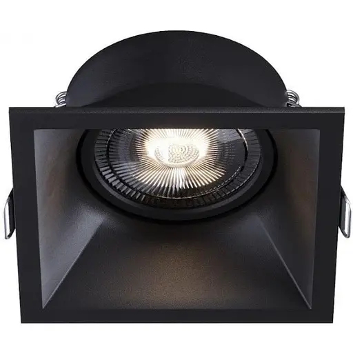 Светильник точечный врізний KLOODI KD-1129-F BK - фото 1