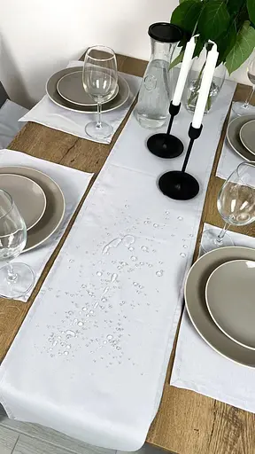 Комплект Дорожка водоотталкивающая Светлосерый однотон 260х40 см 4 шт. - фото 8