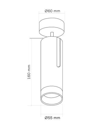 Світильник поворотний, спот Goldlux 325907 Fado GU10 1x10W IP20 Білий - фото 2