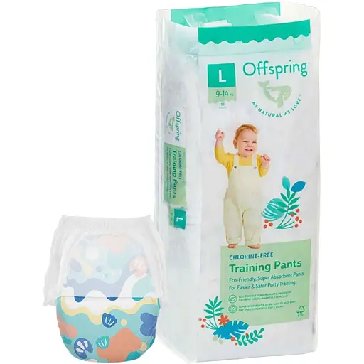 Подгузники-трусики Offspring Aquatic L (9-14 кг) 72 шт. (2уп. х 36 шт.) - фото 2