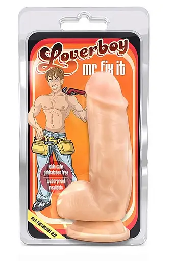 Фалоімітатор Loverboy Mr. Fix It 15.9 см тілесний - фото 2