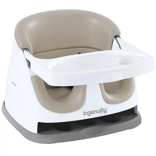 Уценка. Стульчик-бустер для кормления 2 в 1 Ingenuity Baby Base, бежевый (10678) - фото 1