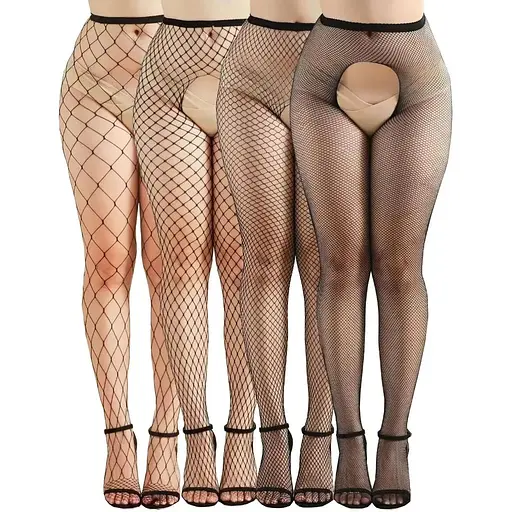 Комплект колготок JSY WW7040-open Black One Size (4 шт.) - фото 2