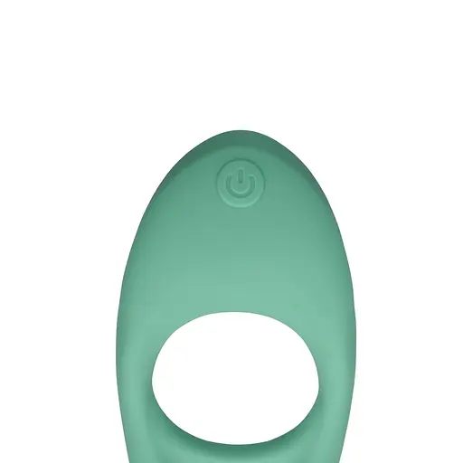 Кільце ерекційне Loveline Pointed Cock Ring 10.7 см (зелений) - фото 4