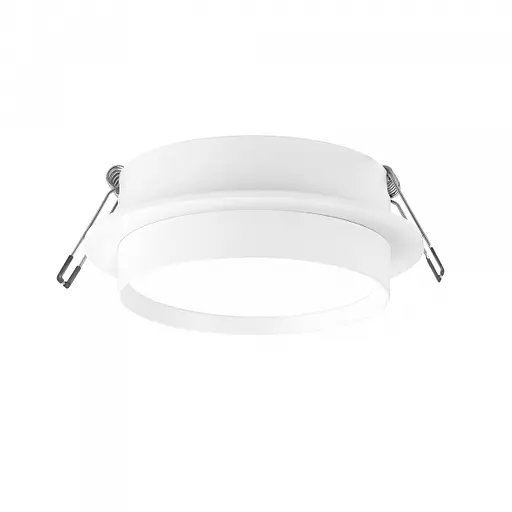 Світильник Videx під лампу GX53 врізний Круглий Білий (VL-SPF33R-W) - фото 2