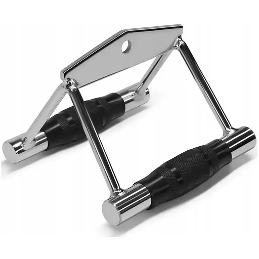 Ручка для нижньої тяги подвійна EasyFit (обгумовані ручки) (EF-8100) - фото 1