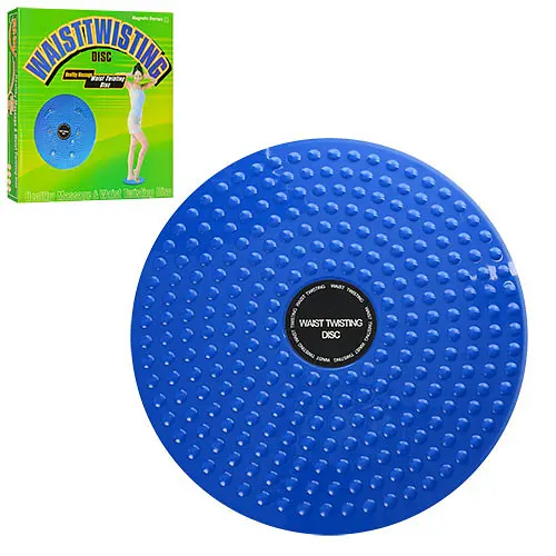 Балансувальний диск підлоговий Profi MS 0698 2в1 тренажер, масажер, 24,5 см - фото 1