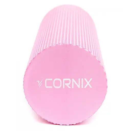 Масажний ролик Cornix EVA+ 60 x 15 см (валик, ролер) XR-0308 Pink - фото 5