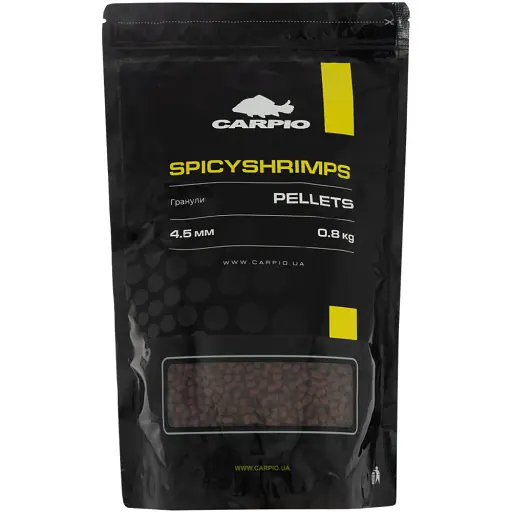 Пелети Carpio Pellets SpicyShrimps 4.5 mm 0.8 kg