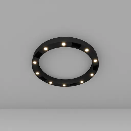 Потолочный светильник Skarlat RSLC74107 10x3W BK 4000K