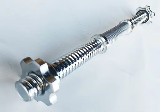 Гантельный гриф EasyFit 45 см Ø 28 мм хромированный (EF-8038) - фото 2