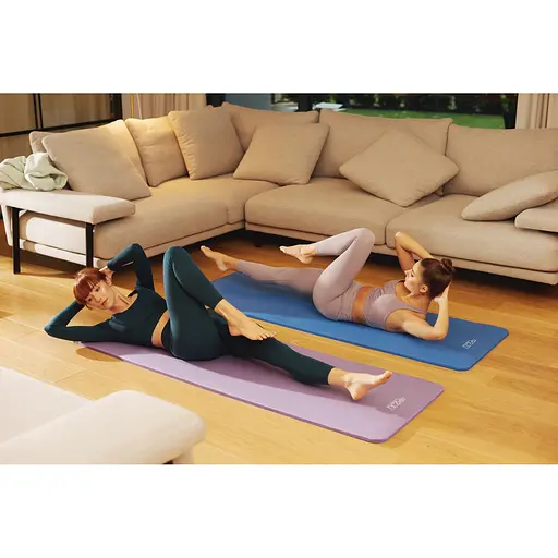 Коврик (мат) спортивный 4FIZJO NBR 1 см для йоги и фитнеса Violet 4FJ0016 (P-5907222931530) - фото 7