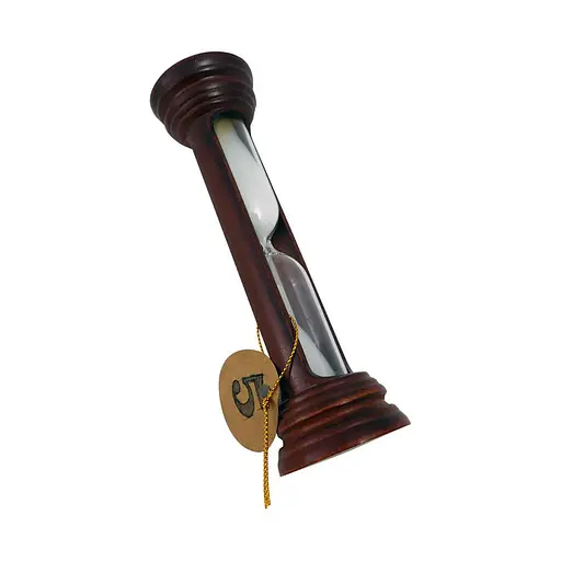 Часы песочные в деревянном корпусе на 5 минут (белый песок), Склоприлад 81627 - фото 2