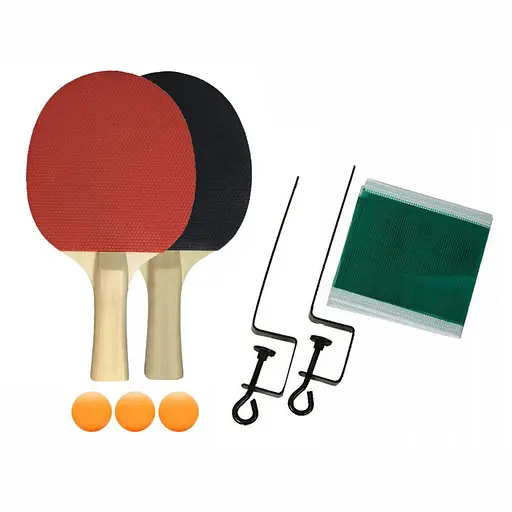 Набір для настільного тенісу VITOR NE-VT-6, 2 ракетки, 3 кульки, сітка - фото 2