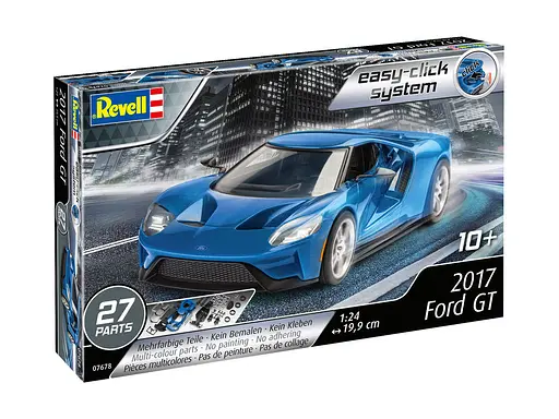 Конструктор Revell автомобіль 2017 Ford GT Easy-Click 1:24 синій 07678