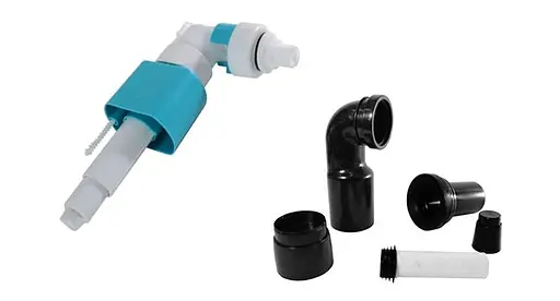 Інсталяція Rea F Light із золотою кнопкою REA-E9851, Золотий - фото 7