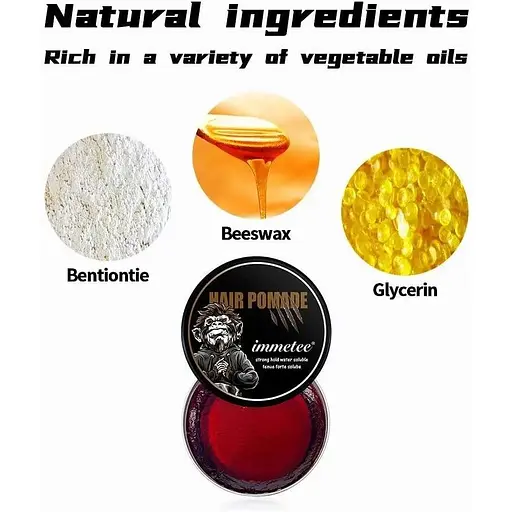 Помада для волос immetee сильной фиксации 100% веганская без жестокости 125 мл Coffee - фото 3