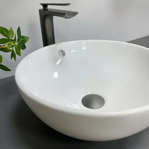 Умивальник VBI Brunico white накладний VBI-015200, Білий - фото 5