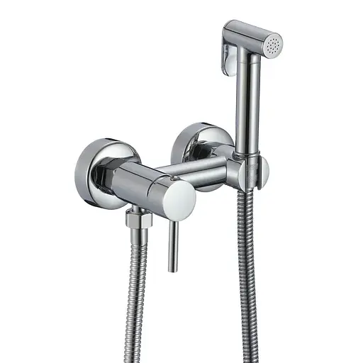 Змішувач для гігієнічного душу зовнішнього монтажу Mixxus Premium Hans 024-B MI6923, Хром - фото 1