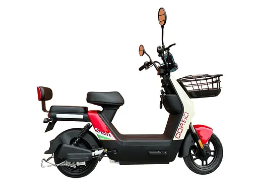 Електроскутер Двомісний Corso Swift SW (500W/60V/20Ah) Бежево-Червоний - фото 6