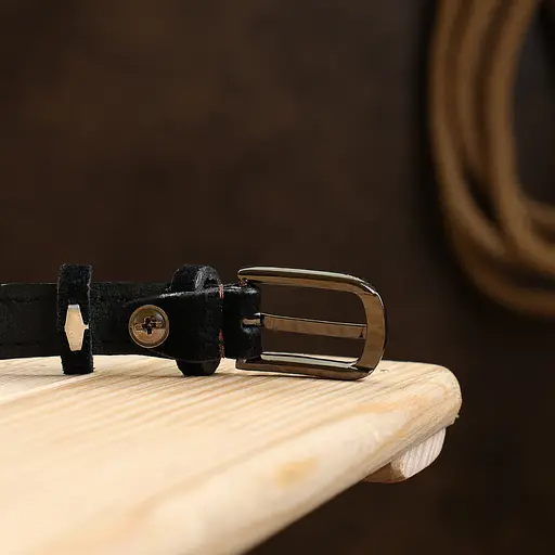 Ремінь шкіряний Vintage жіночий 1,3х100 см acs0018693 - фото 7