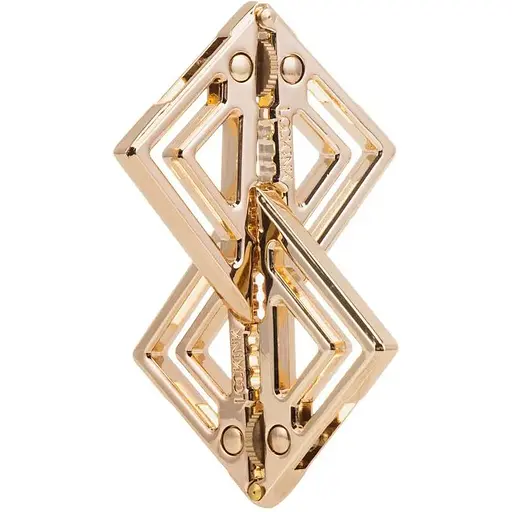 Зажимы для сосков с легкой подвеской Lockink Adjustable Nipple Clamps With Light Pendant - Golden - фото 6