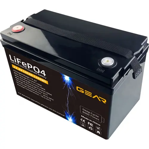 Акумулятор Gear LiFePO4 12.8V 100AH (BMS-50A/100A)