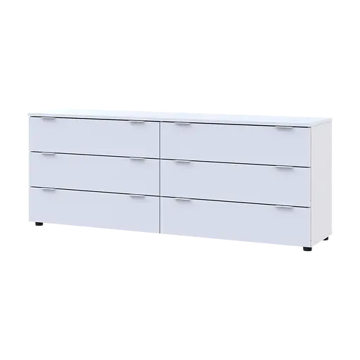 Комод Doros Рон 9 Белый 6 Ящик 160х38х62 (41516175)