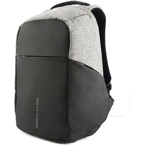 Рюкзак Mark Ryden для ноутбука 15.6 дюймов Safe MR5815ZS система антивор с USB портом Черно-серый - фото 1
