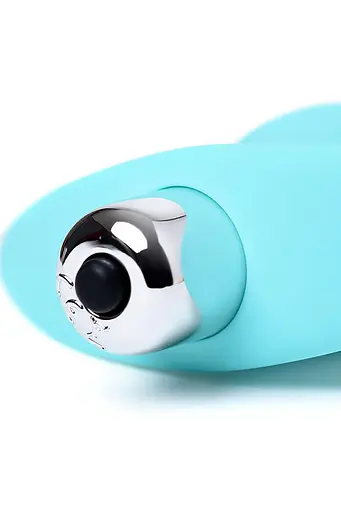 Анальна пробка ToDo Anal Vibro Plug Bland 12 см (бірюзовий) - фото 6