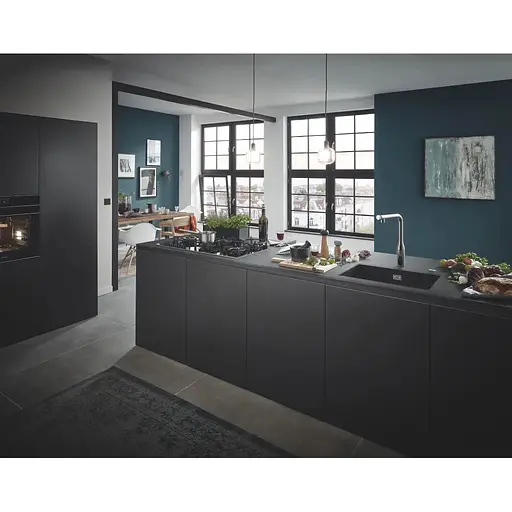Мийка для кухні Grohe 610 x 457 мм, Granite Black (31655AP0) - фото 6