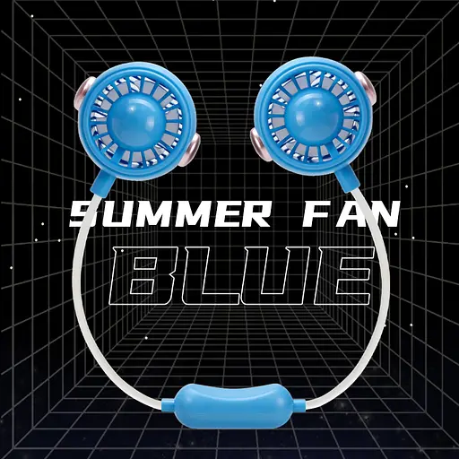 Вентилятор на шию, подвійний, 60 см, 2 режими, USB, MK5672 (В асортименті) - фото 3