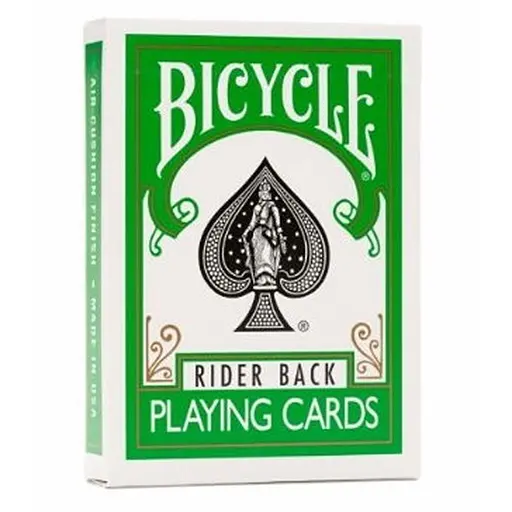 Карты игральные United States Playing Card Company Bicycle Rider Back Green deck (09418) - фото 1