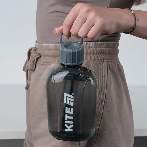 Бутылка для воды Kite 650 мл серая (K25-1240-1) - фото 6