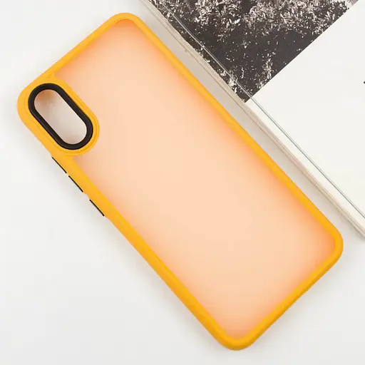 Чохол Epik TPU+PC Lyon Frosted для Xiaomi Redmi 9A Orange - фото 2