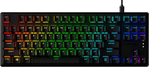 Клавіатура HyperX Alloy Origins Core Aqua RGB Black (639N9AA)