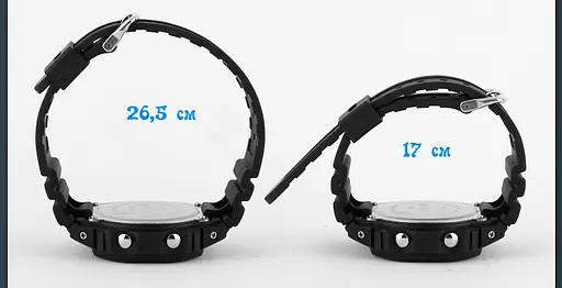 Чоловічий спортивний годинник Skmei 1134 (Чорний з чорним екраном) - фото 9