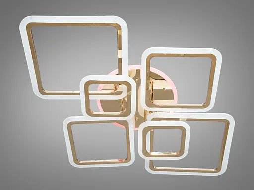 LED люстра на пульте с димером и разноцветной подсветкой, 150W - фото 3