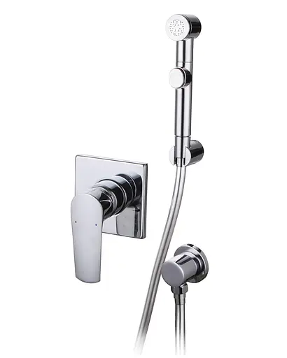 Набір гігієнічного душу прихованого монтажу Imprese Vyskov VR15340Z-BT, Хром - фото 2