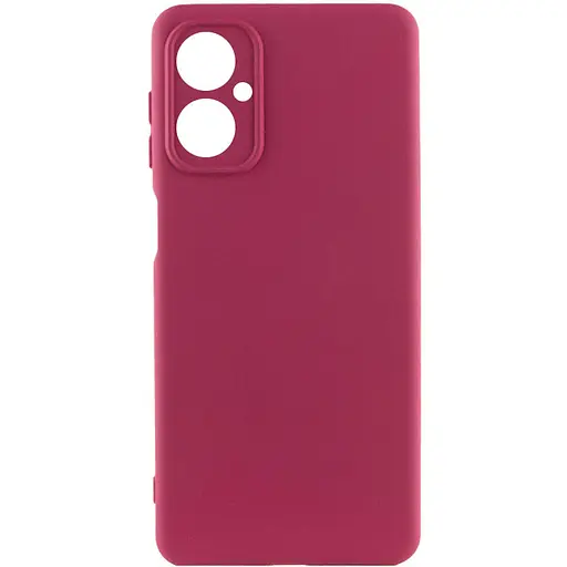 Чохол Silicone Cover Lakshmi Full Camera (A) для TECNO Spark 9 Pro (KH7n) Бордовий / Marsala