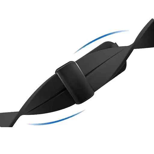 Ремешок Line Magnetic для Xiaomi Mi Band 9/8/10 Черный/Black - фото 4