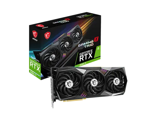 Видеокарта MSI GeForce RTX 3060 Ti GAMING X TRIO